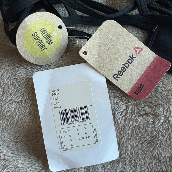 Reebok AI5467 Womens Dance Strappy Bra, S - Picture 9 of 14